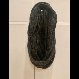 Sparkly Dark Gray Infinity Scarf
